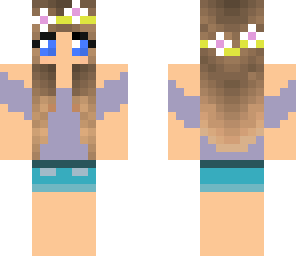 flower chain girl