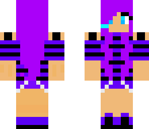 purple cake girl