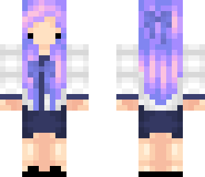 anime girl purple