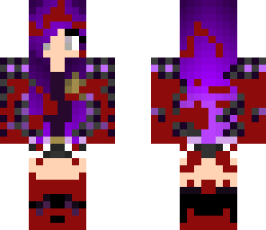 bloody purple girl