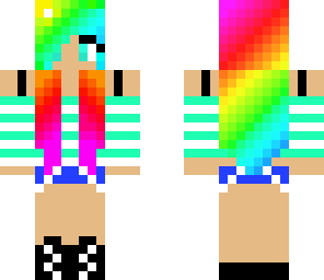 rainbow girl