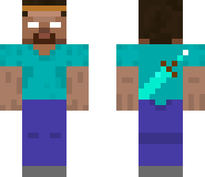 herobrine with bandaide 