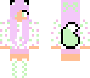 mint fox girl