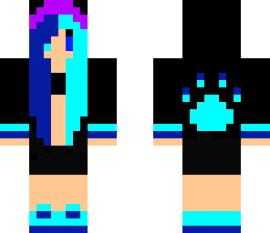 blue puppy girl
