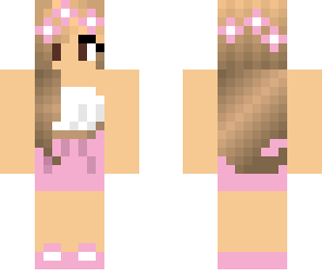 spring girl pink