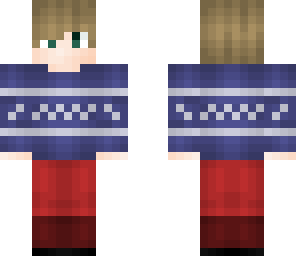 blue sweater elf