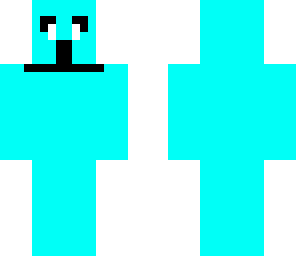 one eared blue bear