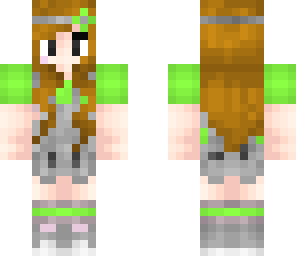 lime green brunette