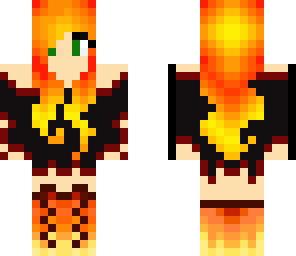 green eyed phoenix girl