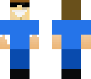 blue man