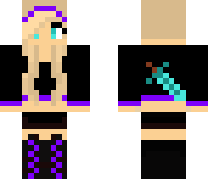 black and purple