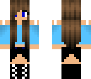 blue fashion girl