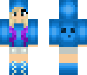 blue slime girl