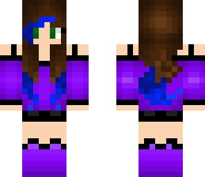purple and blue