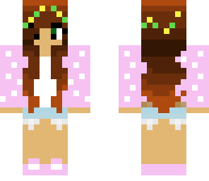 girl with red hair and daisy lei