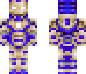 blue iron man
