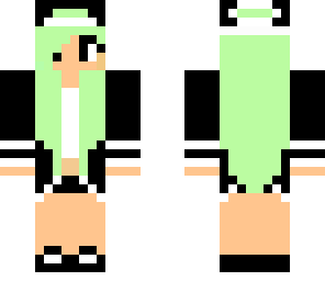 girl with green hair