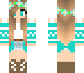 turquoise girl