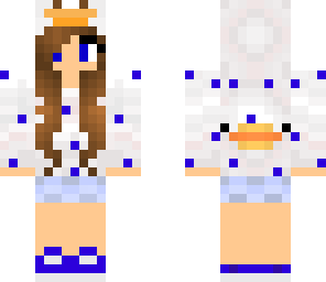 polka duck girl