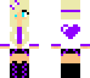 heart girl with blond hair
