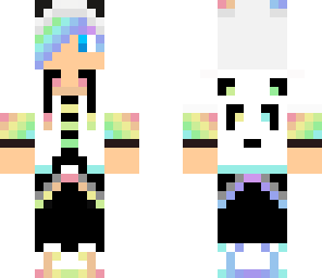 panda rainbow
