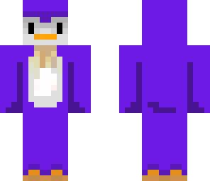 awesome purple penguin