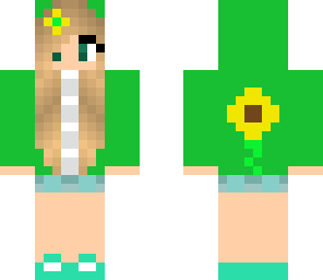 sunflower hoodie girl