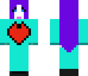 blue hair girl