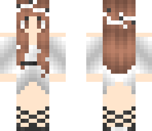 white and black girl