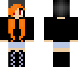 hoodied girl with fire hair