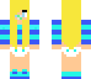 babby girl that likes blue
