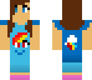 me at bedtime- rainbow dash nightgown