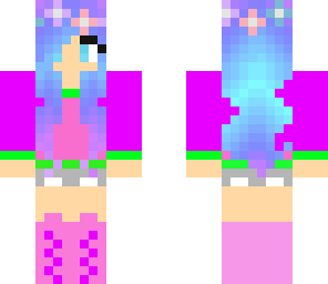 colorful girl