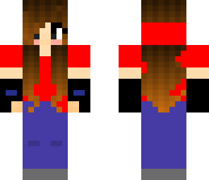 turtlgamingpvp girl version with red hoody