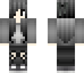 black and white