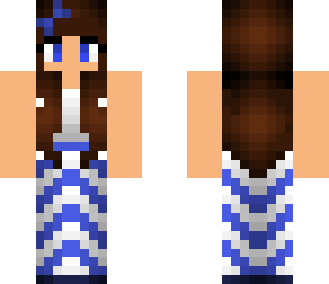 edited blue chevron dress