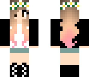girl with lei and hightops