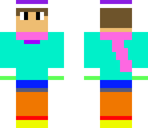 tye dye snowboy
