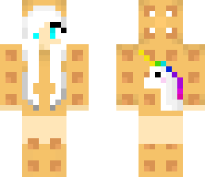 edited waffle unicorn girl