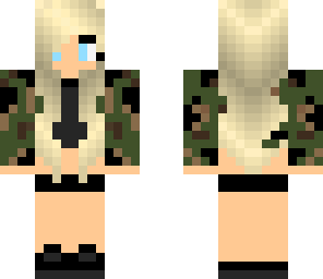 edited camo girl