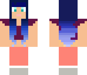 blue haired girl 2