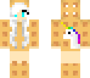 waffle girl with unicorn edited