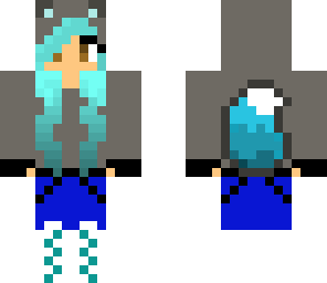 blue wolf girl