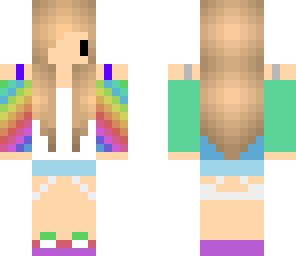 rainbow girl