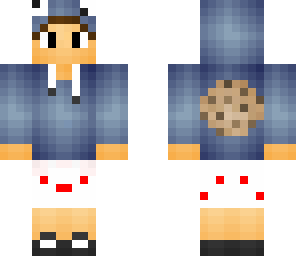 boy in cookie sweater
