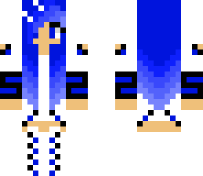 blue sweety girl