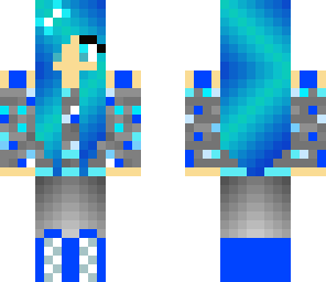 blue girl