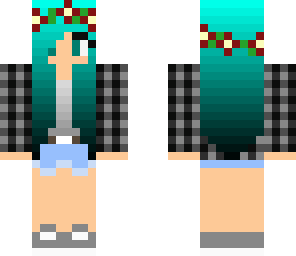 girl blue hair