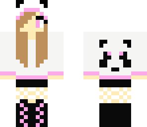 girl with panda bear sweatshirt