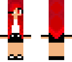 girl with headset red